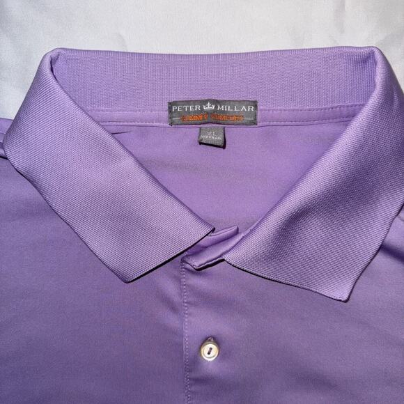 Peter Millar - Men’s Lavender Polo Size XL - Picture 8 of 10